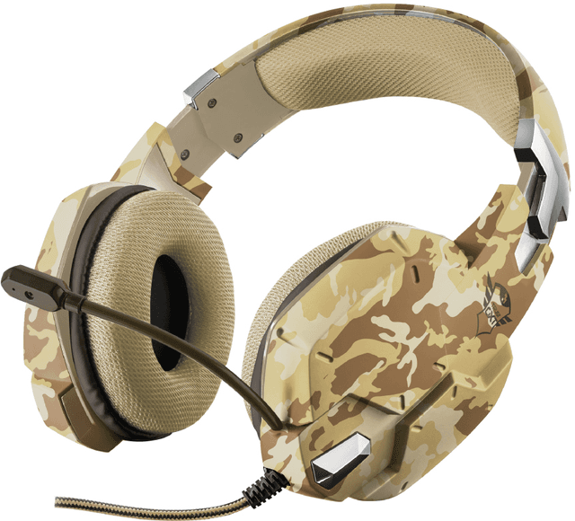 Trust GXT 322D Carus Gaming Headset - Desert Camo (22125)