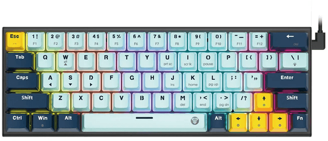 Fantech ATOM63 MK874V2 - MIZU Sky Blue Edition / Blue Switches