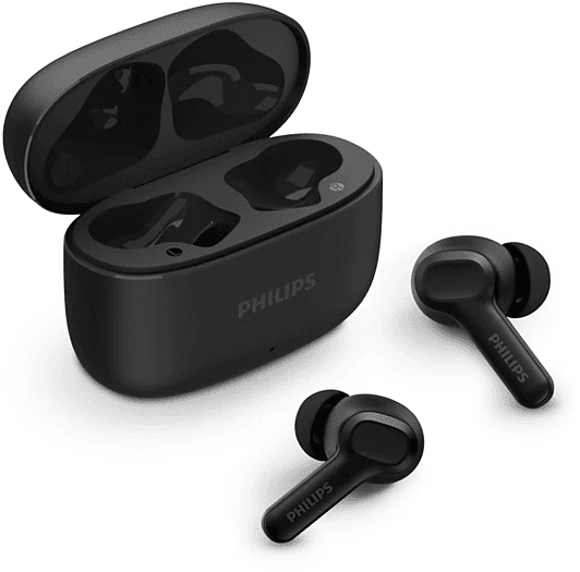 Philips True Wireless Headphones - Black (TAT1109BK/00)