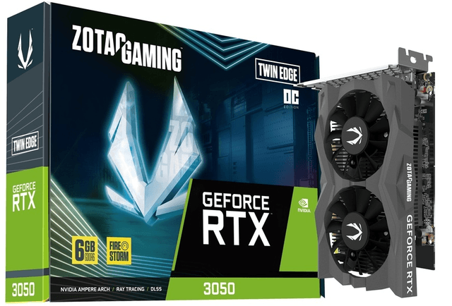 Zotac GAMING GeForce RTX 3050 6GB GDDR6 Twin Edge OC [ZT-A30510H-10L]