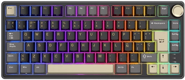 Royal Kludge R75 Phantom - Silver Switch