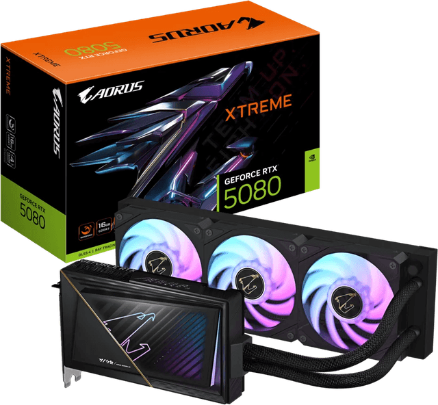 Gigabyte AORUS GeForce RTX 5080 XTREME WATERFORCE 16G [GV-N5080AORUSX W-16GD]