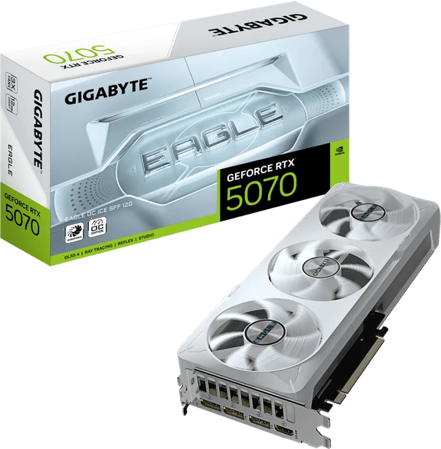 Gigabyte GeForce RTX 5070 EAGLE OC ICE SFF 12G [GV-N5070EAGLEOC ICE-12GD]