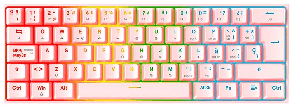 Fantech MAXFIT61 MK857 Sakura Edition - Red Switch