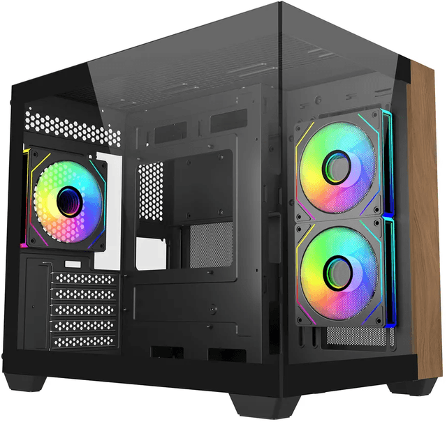 Cooler Master Elite 481 Wood - Black (E481-KHNN-S00)