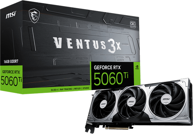 MSI GeForce RTX 5060 Ti 16G VENTUS 3X OC [G506T-16V3C]