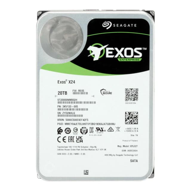 Seagate Exos X20 20 TB (ST20000NM002H)